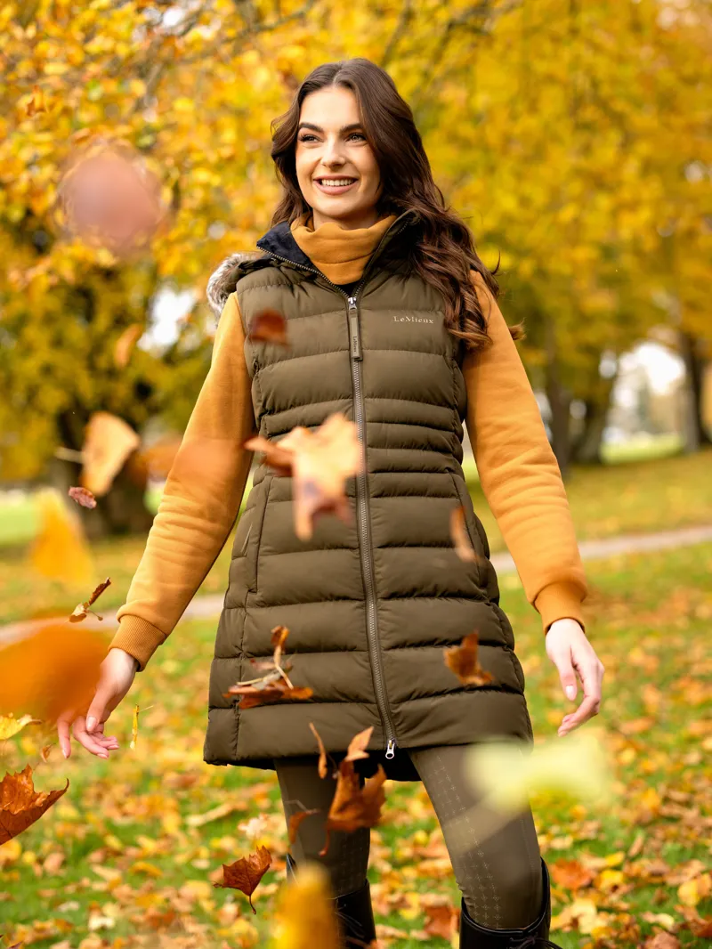 LeMieux Harper Longline Puffer Gilet Alpine-4