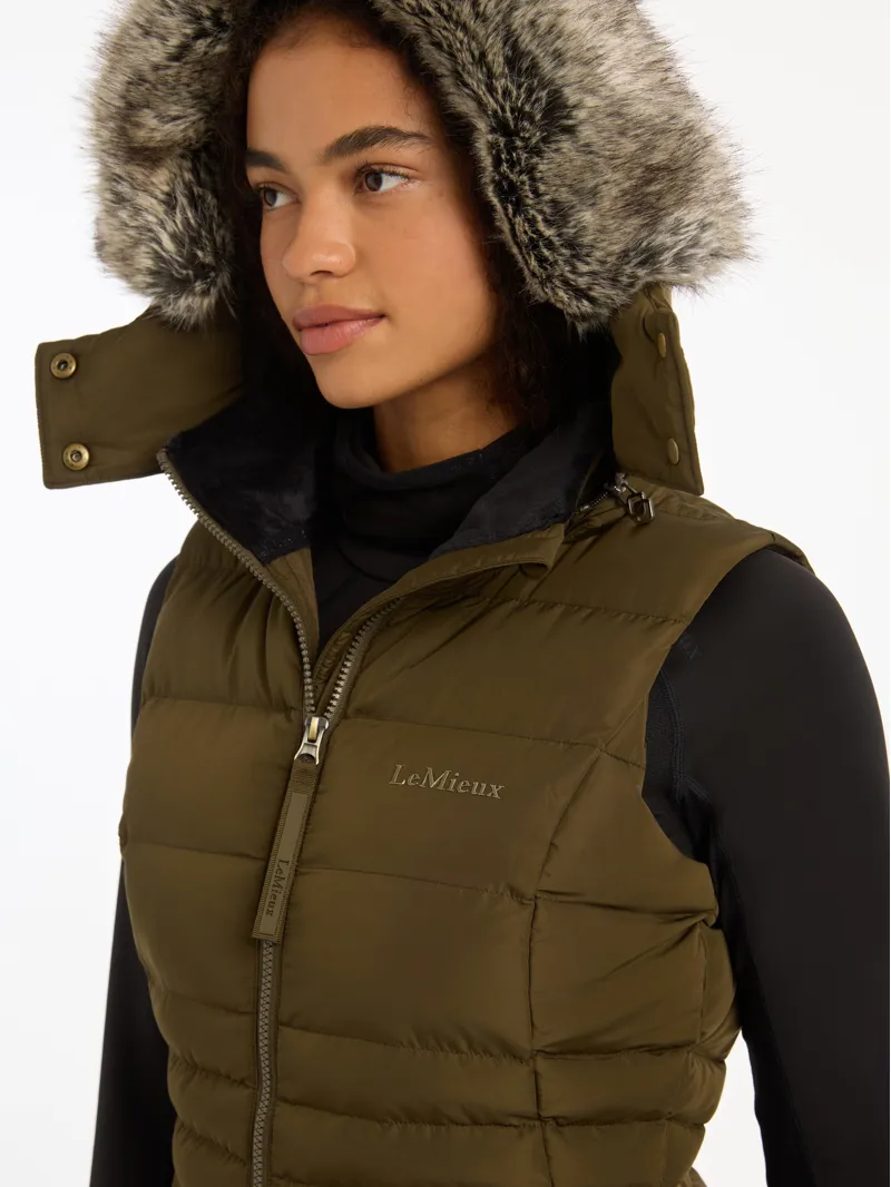 LeMieux Harper Longline Puffer Gilet Alpine-3