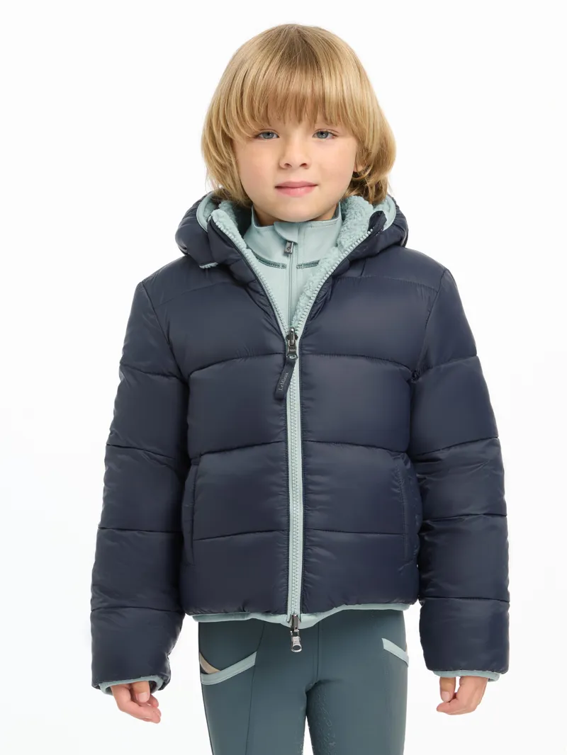 LeMieux Mini Megan Reversible Puffer Navy-4
