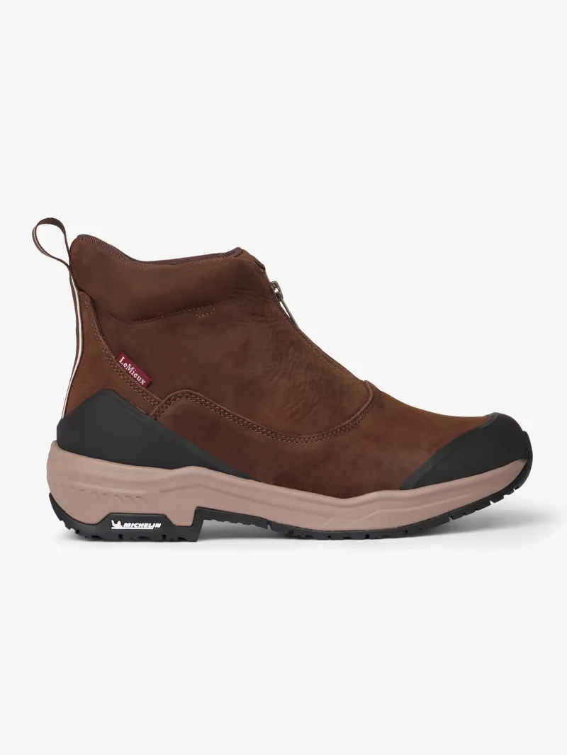 LeMieux Trex Waterproof Zip Boots Brown-1