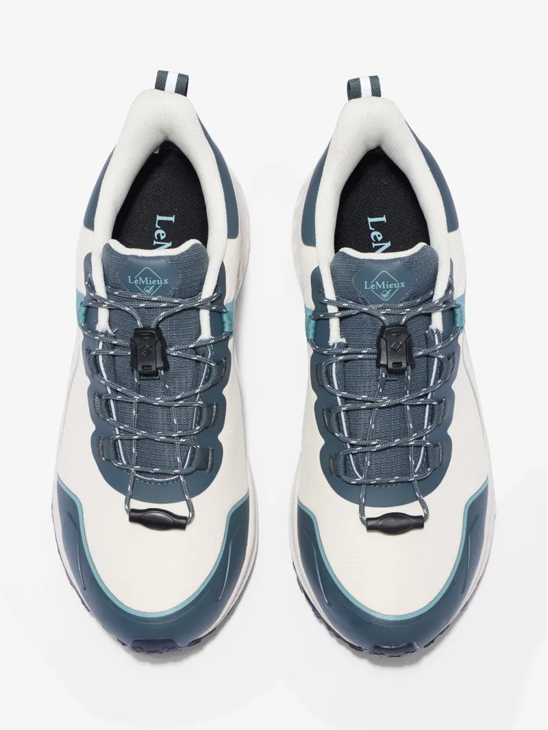 LeMieux Trax Sport Waterproof Trainer Petrol/Ecru-4