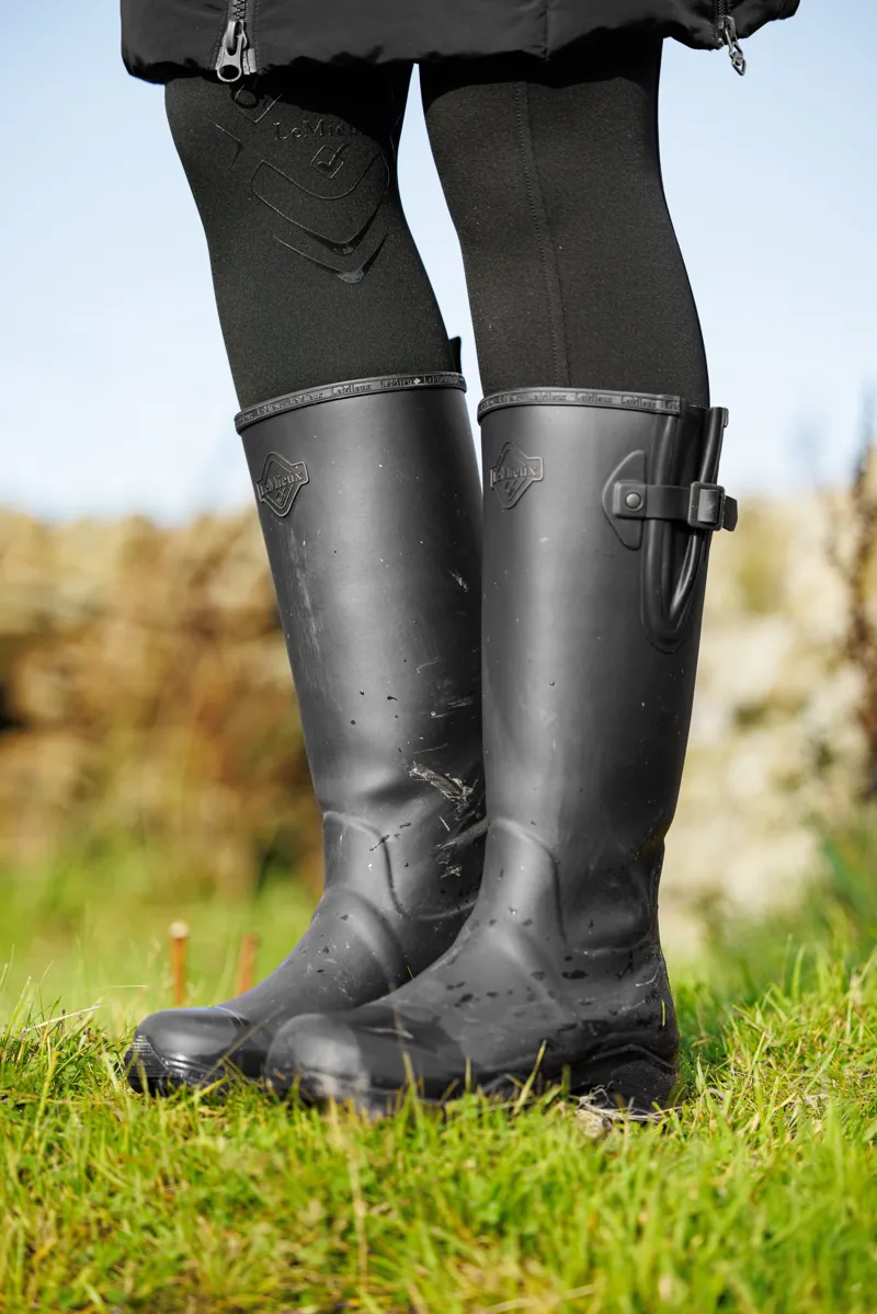 LeMieux Womens Ultra Stride Wellington Boots Black-5