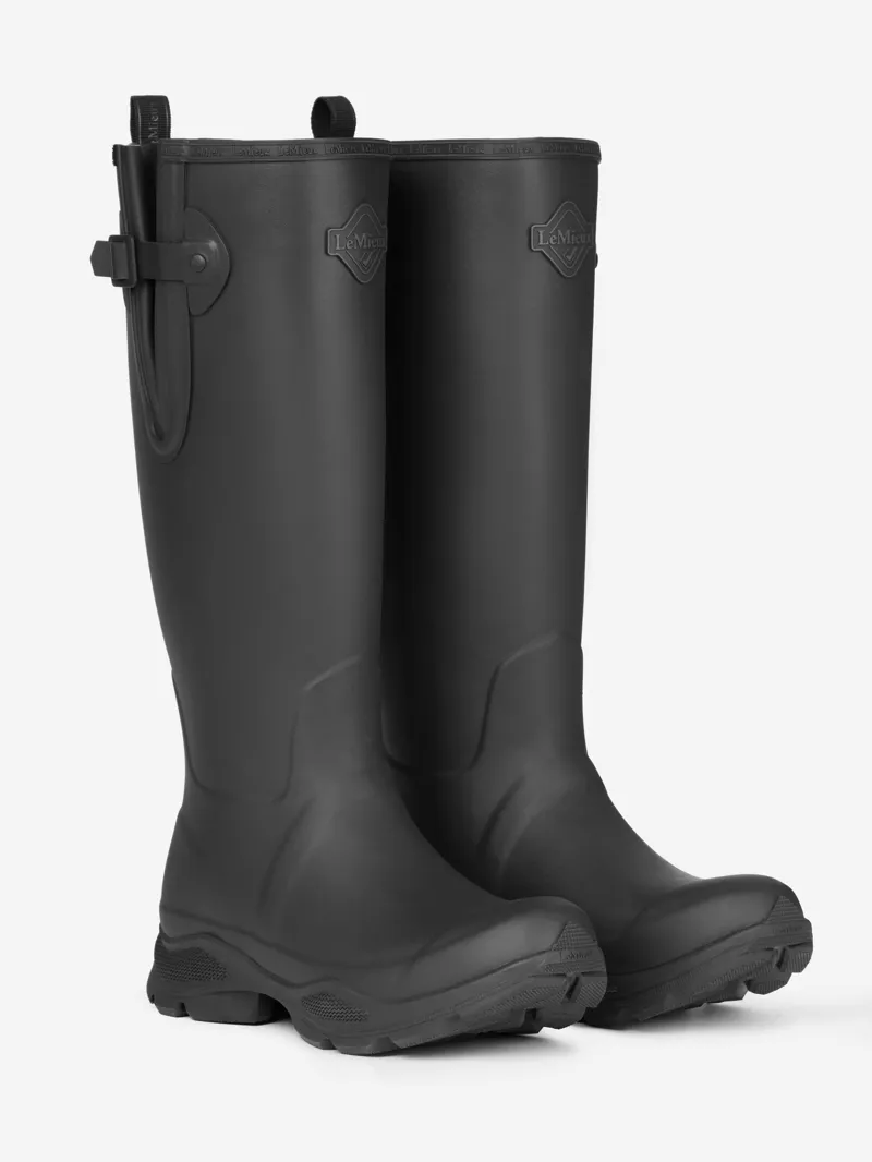LeMieux Womens Ultra Stride Wellington Boots Black