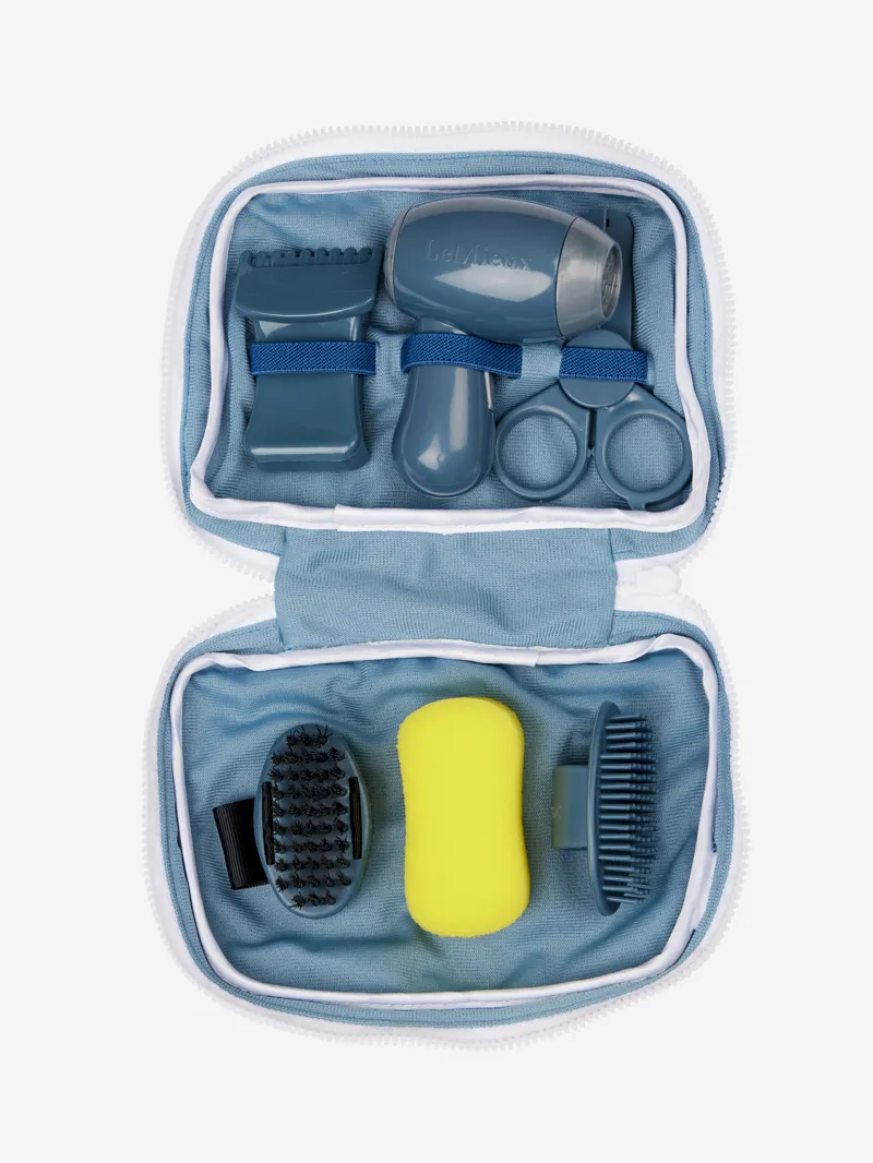LeMieux Toy Puppy Grooming Kit Ice Blue-1