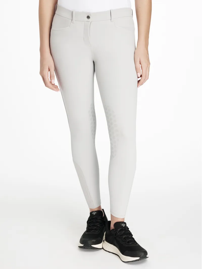 LeMieux Imogen Knee Grip Breech Light Grey