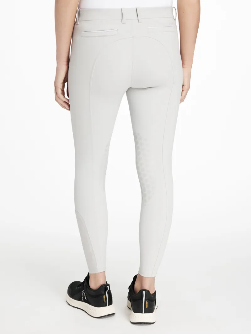 LeMieux Imogen Knee Grip Breech Light Grey-1