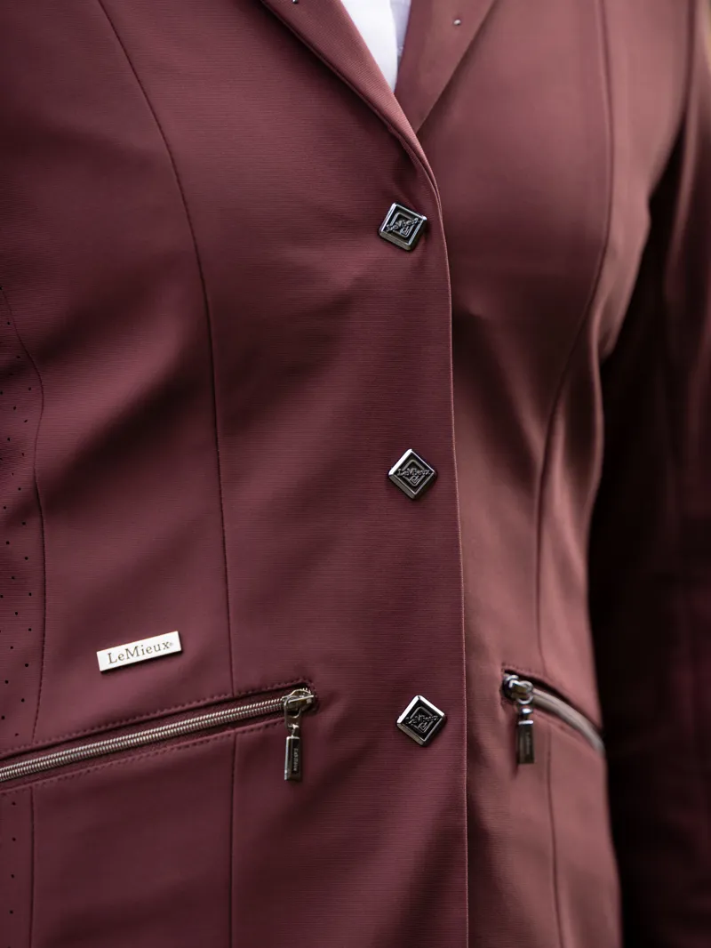 LeMieux Junior Pro Show Jacket Burgundy-2