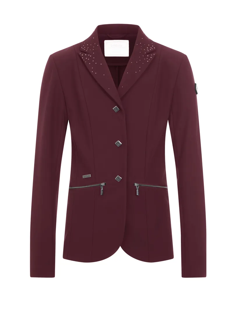 LeMieux Junior Pro Show Jacket Burgundy-4
