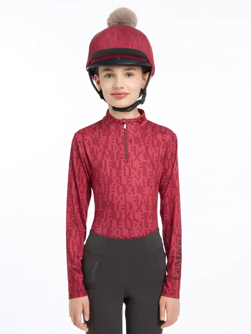 LeMieux Casey Hat Silk Ember-3