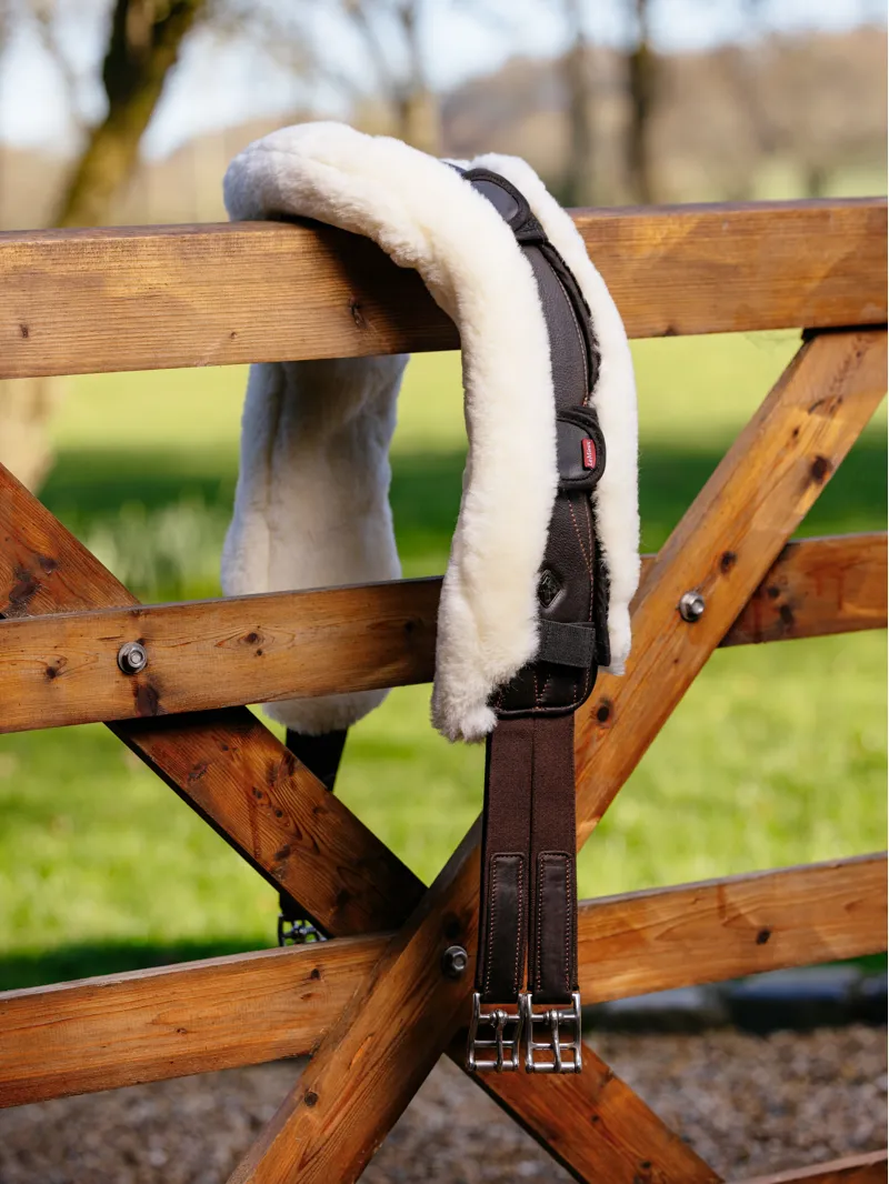 LeMieux Merino+ Anatomic Jumping Girth Cover Natural-3