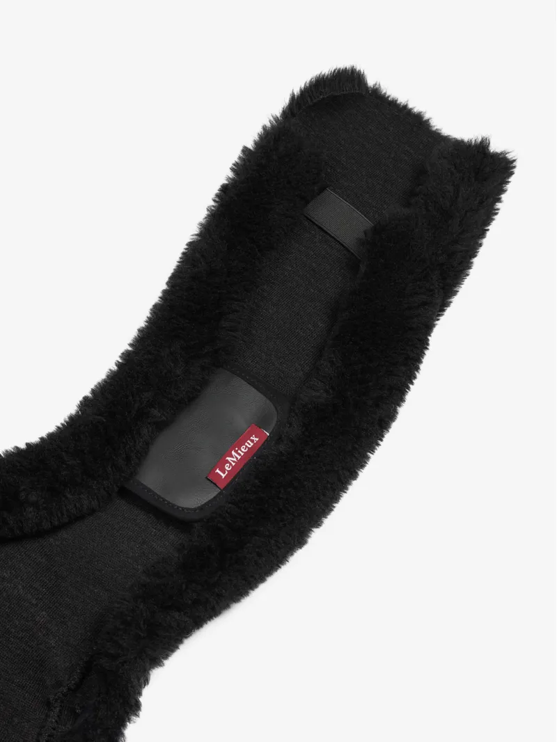LeMieux Merino+ Anatomic Jumping Girth Cover Black-2