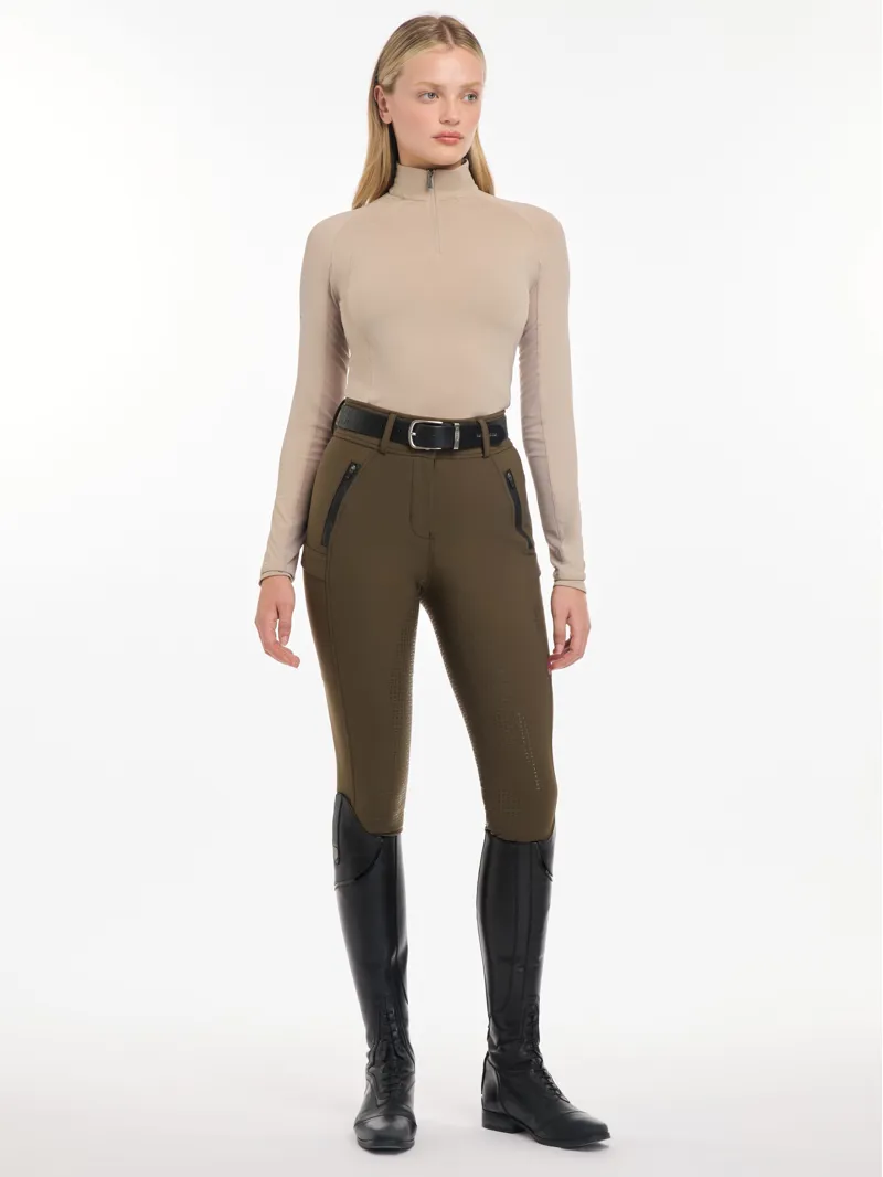 LeMieux Halle Lightweight Base Layer Almond-3