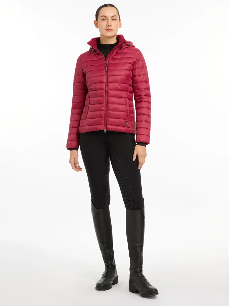 LeMieux Tilly Hooded Puffer Jacket Ember-1