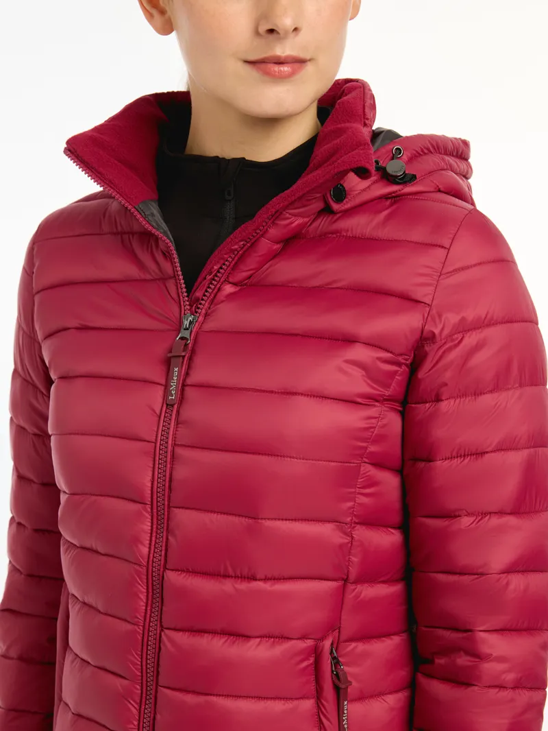 LeMieux Tilly Hooded Puffer Jacket Ember-3