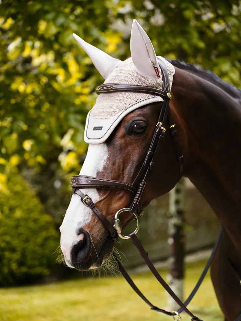 LeMieux Essence Fly Hood Stone-1