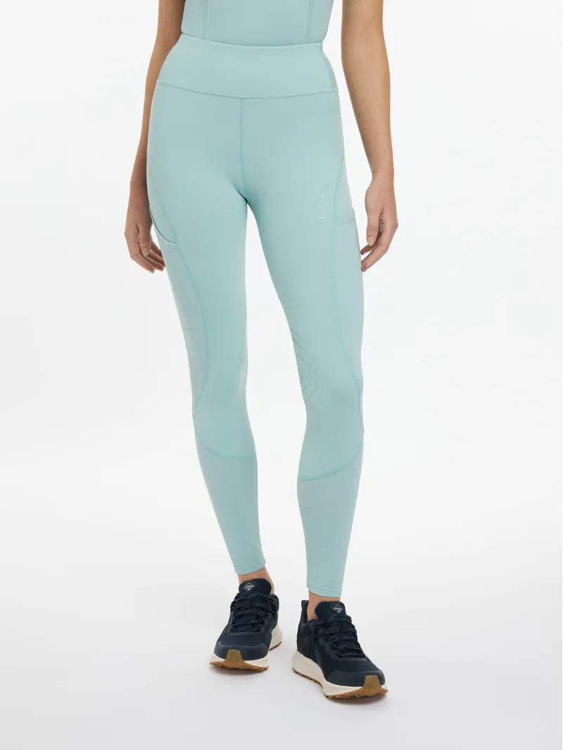 LeMieux Womens Lydia Mesh Leggings Aqua