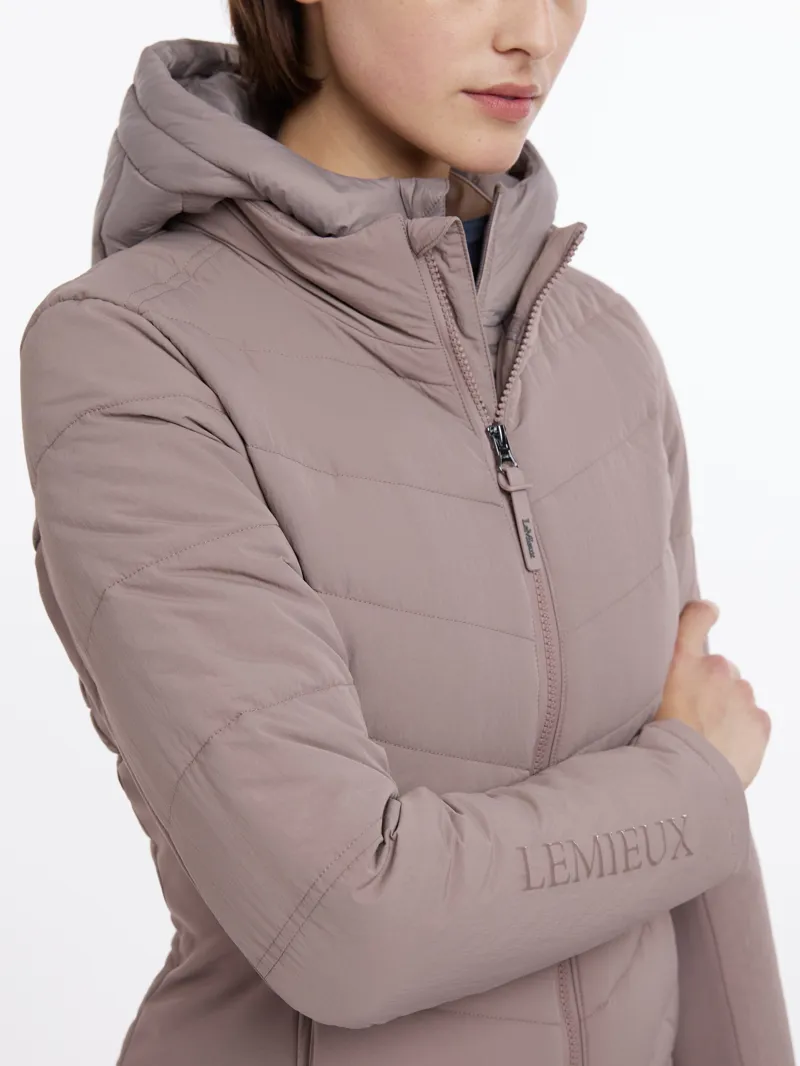 LeMieux Womens Brioney Hybrid Jacket Pecan-1