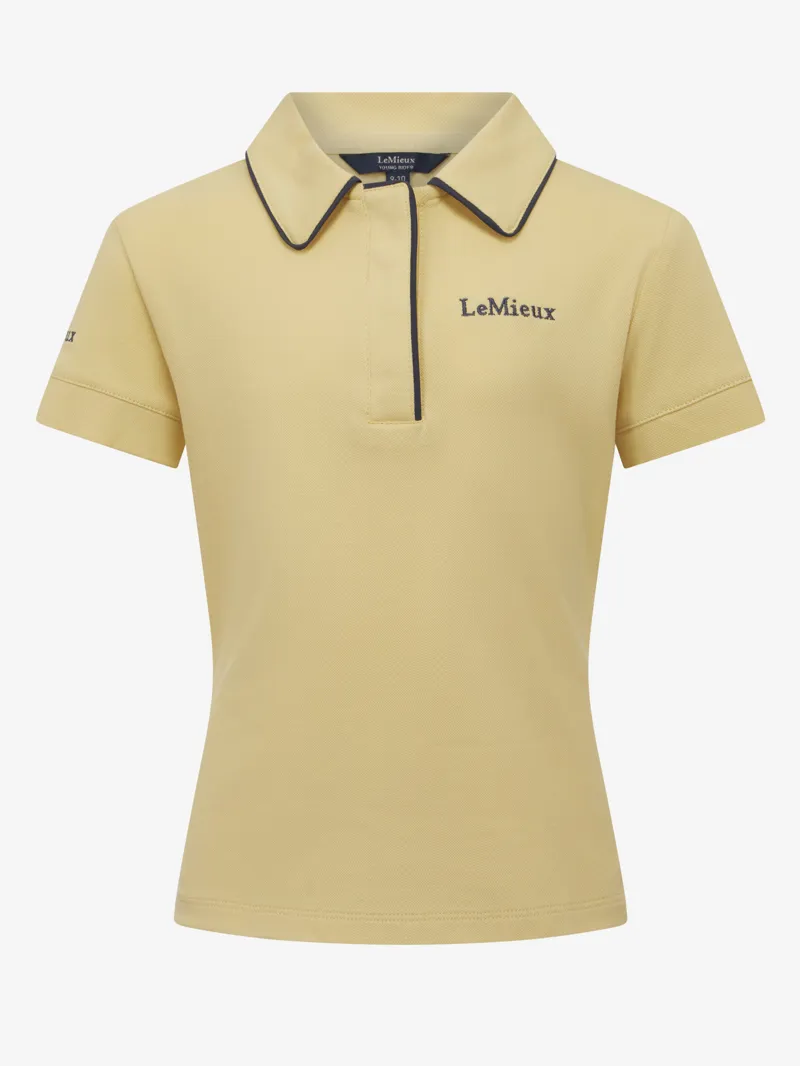 LeMieux Young Rider Polo Shirt Mimosa-3
