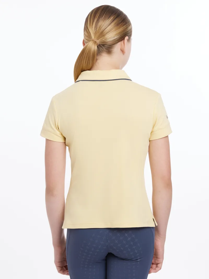 LeMieux Young Rider Polo Shirt Mimosa-2
