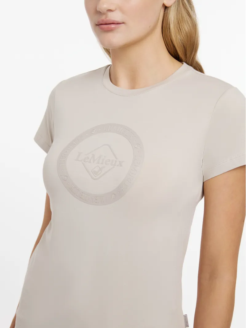 LeMieux Womens Classique T-Shirt Stone-2