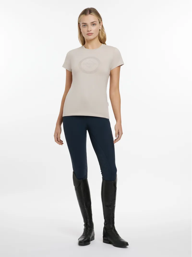 LeMieux Womens Classique T-Shirt Stone-3