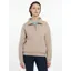 LeMieux Womens Keira Quarter Neck Sweater Almond