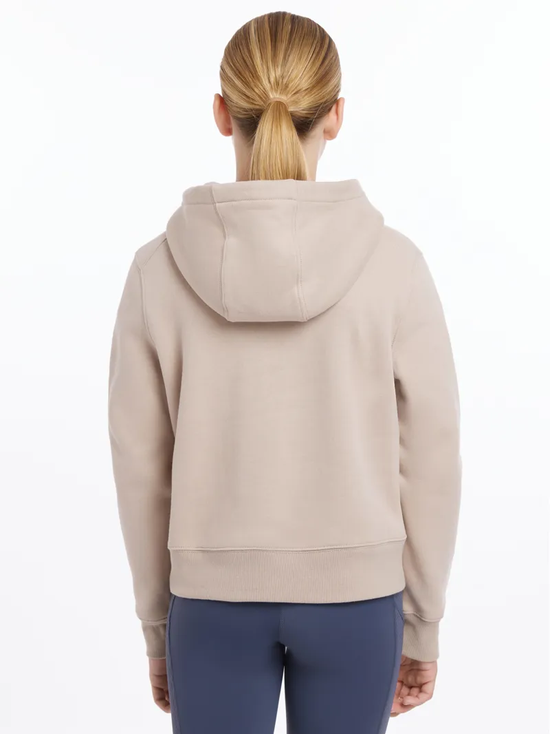 LeMieux Young Rider Harriet Pop Over Hoodie Almond-3