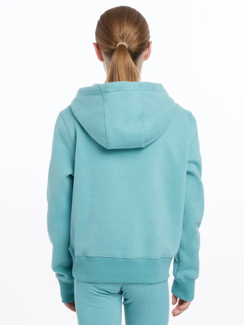 LeMieux Young Rider Harriet Pop Over Hoodie Lagoon-3