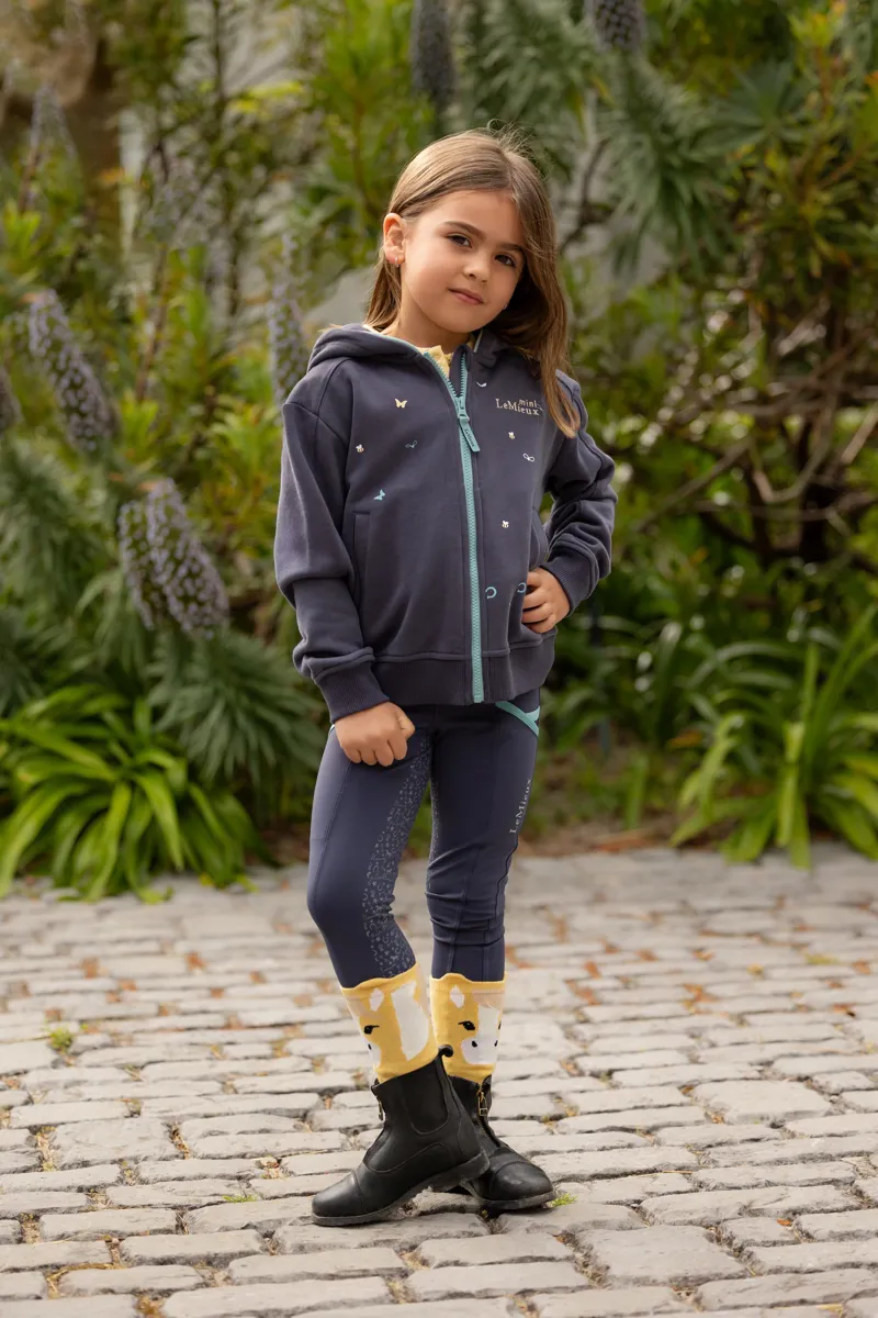 LeMieux Mini Charlie Zip Through Sweater Dusk-4