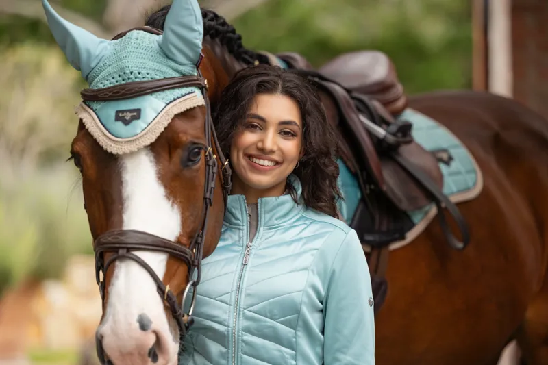 LeMieux Womens Dynamique Jacket Aqua-6