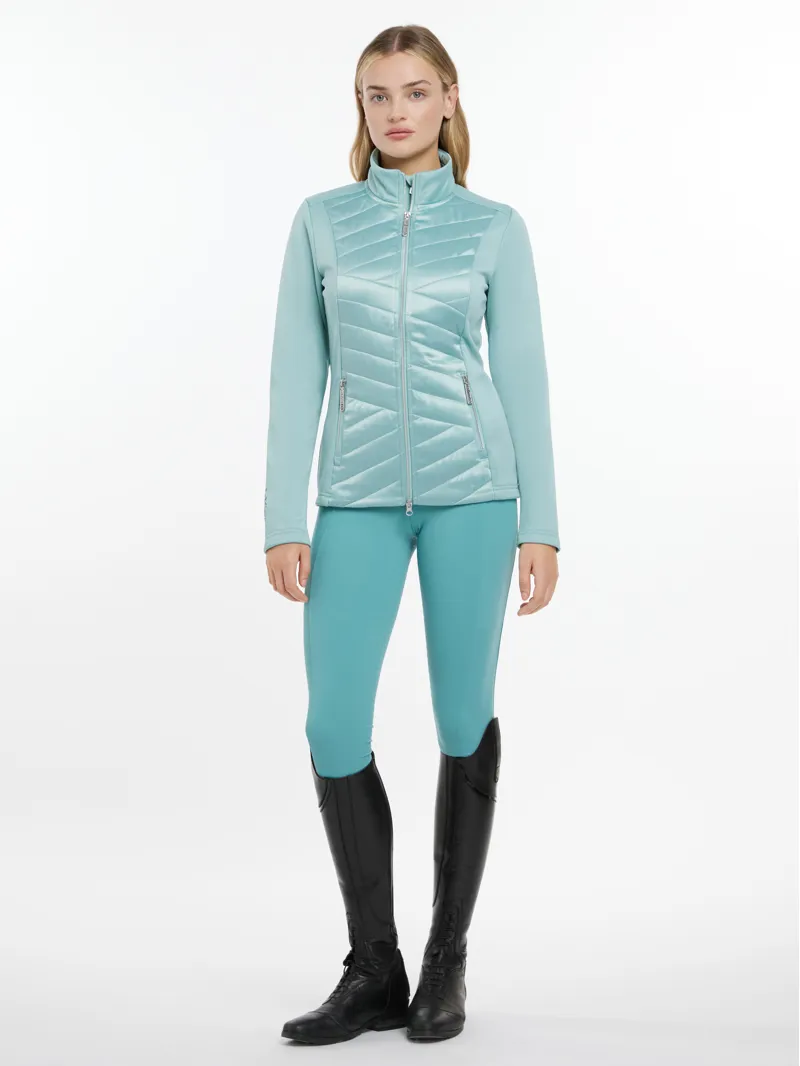 LeMieux Womens Dynamique Jacket Aqua-1