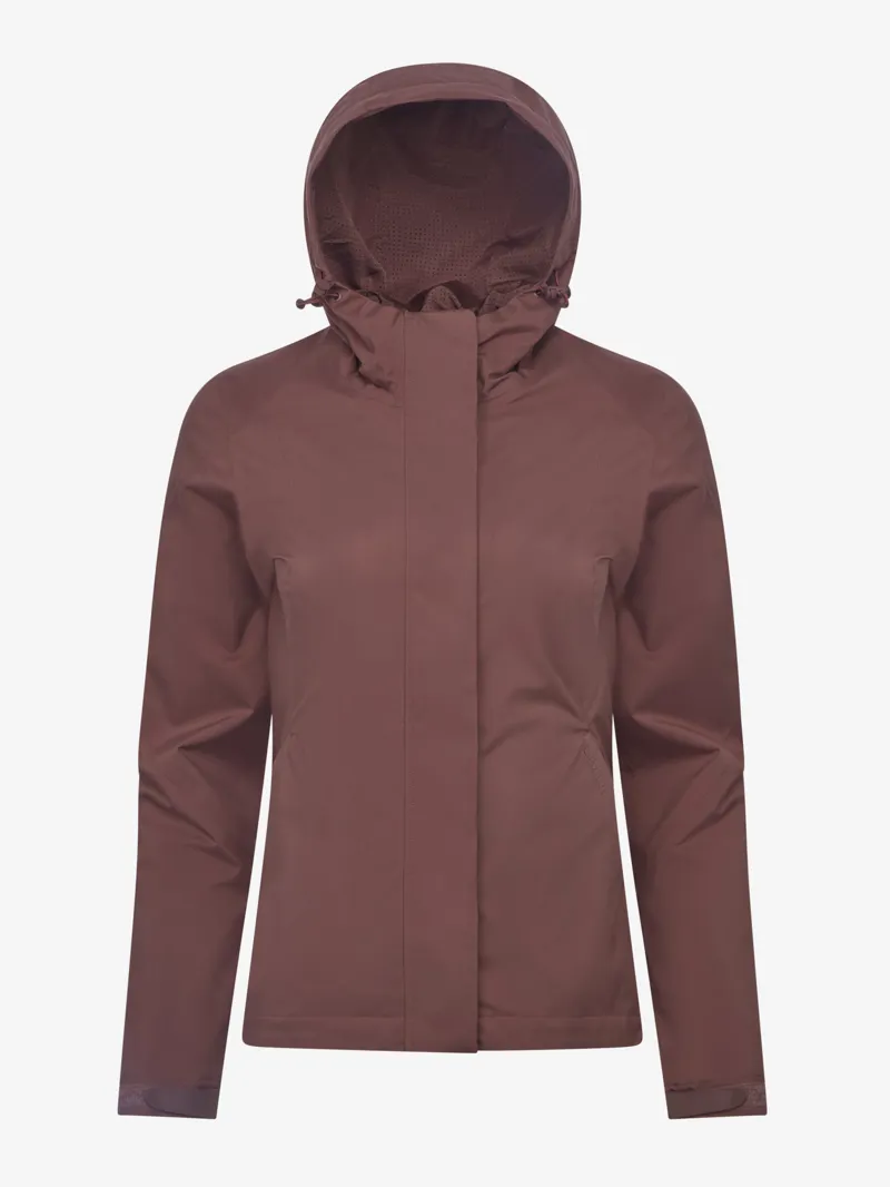 LeMieux Womens Isla Short Waterproof Jacket Rosewood-3