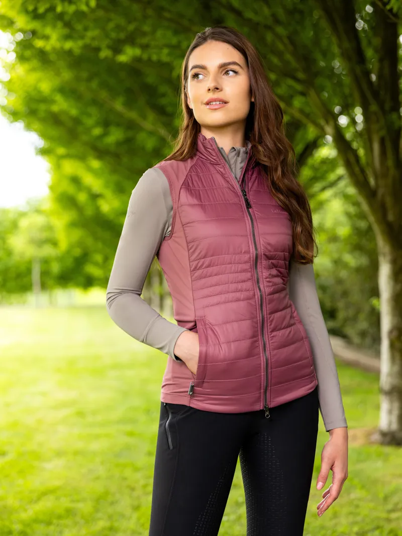 LeMieux Womens Juliette Gilet Rosewood-4
