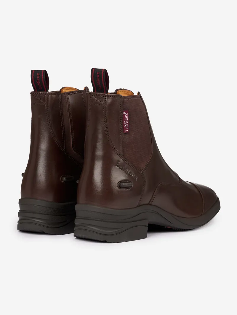 LeMieux Ladies Zip Paddock Boot Brown-1