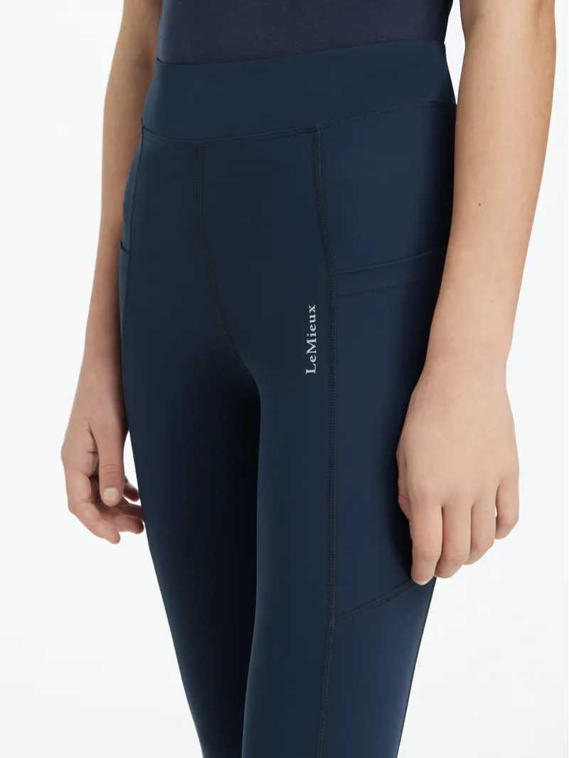 LeMieux Young Rider Darla Sport Legging Navy-3