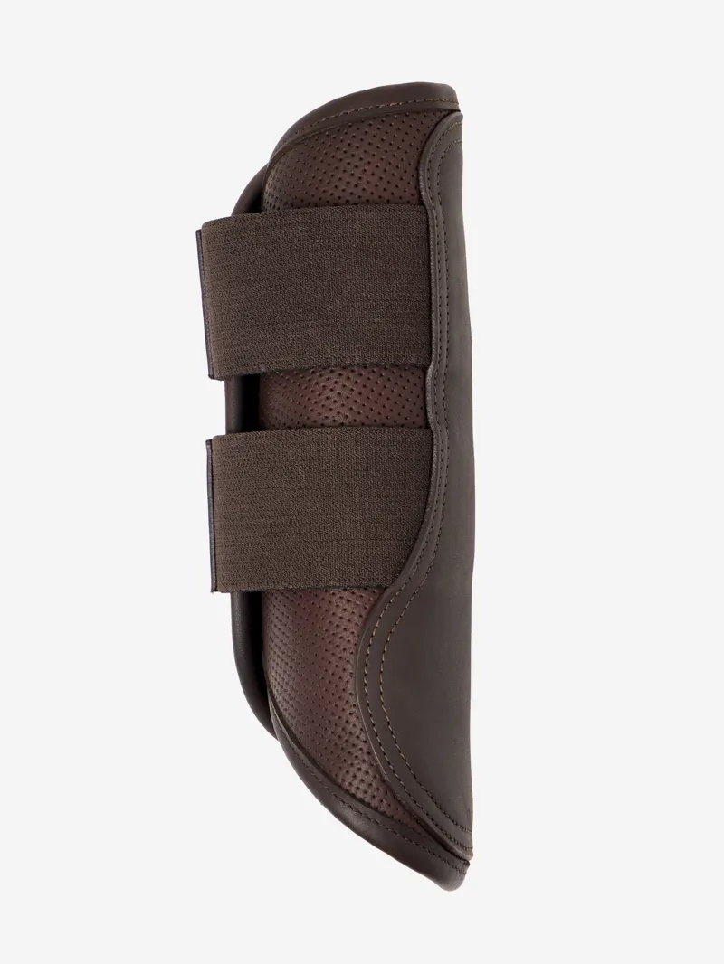LeMieux Capella Leather Brushing Boots Brown-1