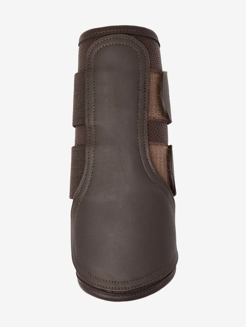 LeMieux Capella Leather Brushing Boots Brown-3