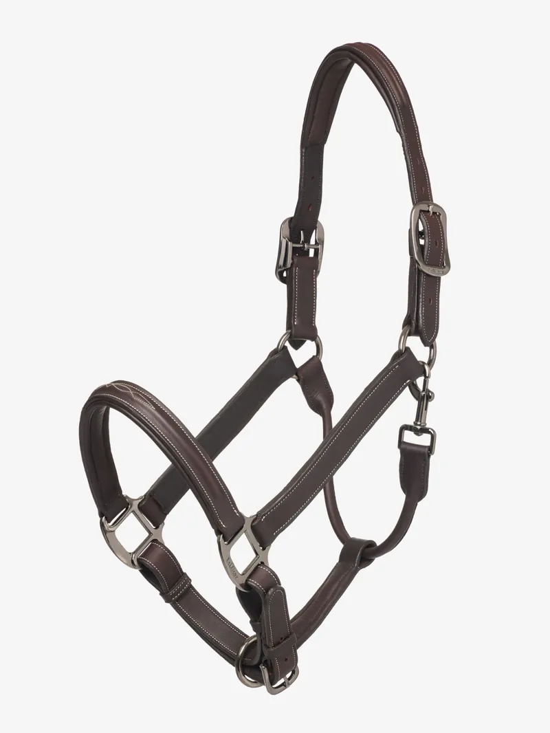 LeMieux Stitched Hunter Headcollar Havana