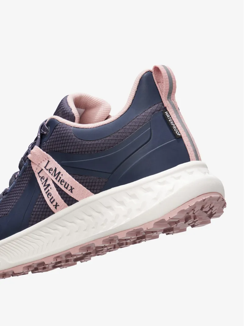 LeMieux Ladies Trax Viva Waterproof Trainer Dusk Blue-4