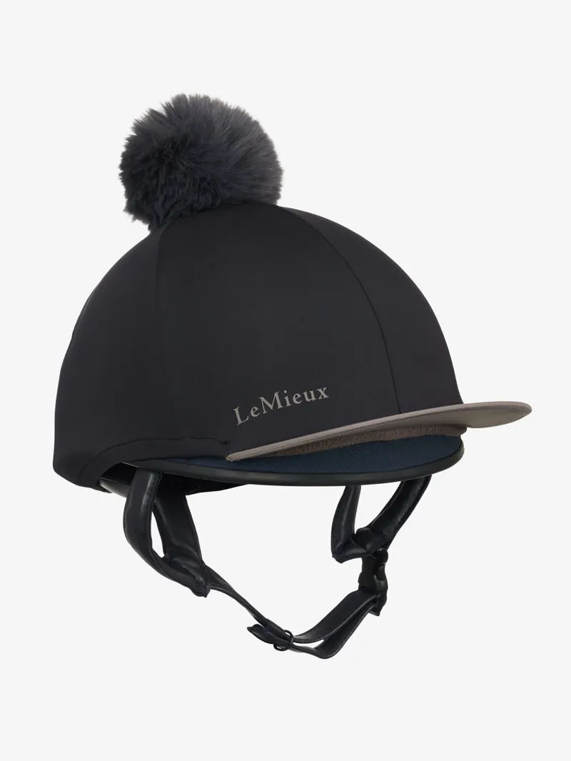 LeMieux Classique Pom Hat Silk Black-2