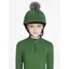 LeMieux Classique Pom Hat Silk Hunter Green