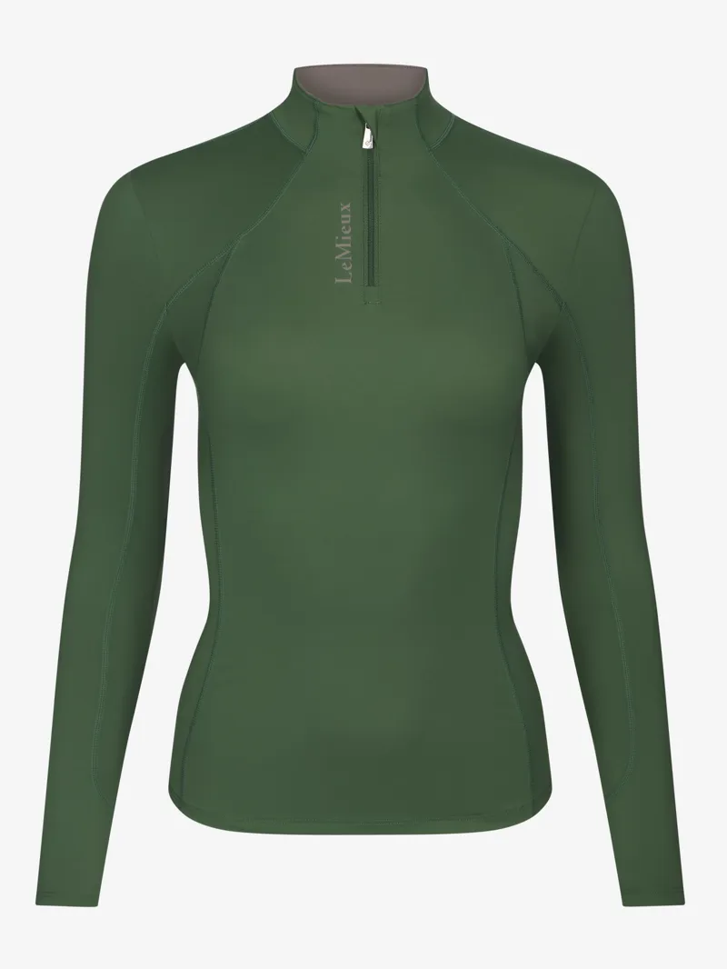 LeMieux Ladies Classique Base Layer Hunter Green-4