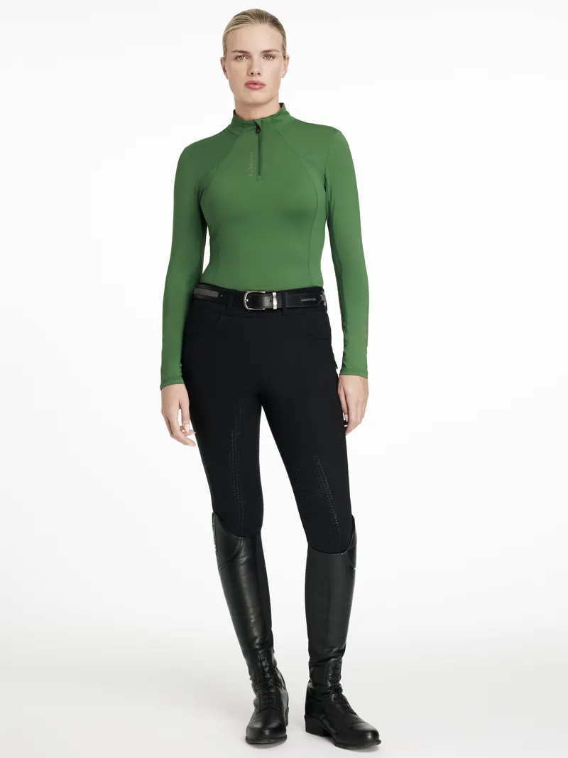 LeMieux Ladies Classique Base Layer Hunter Green-3