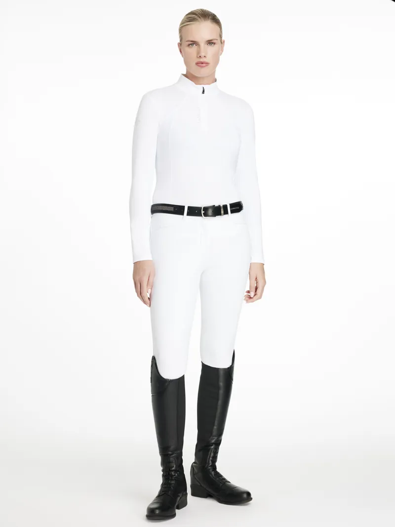 LeMieux Ladies Classique Base Layer White-4