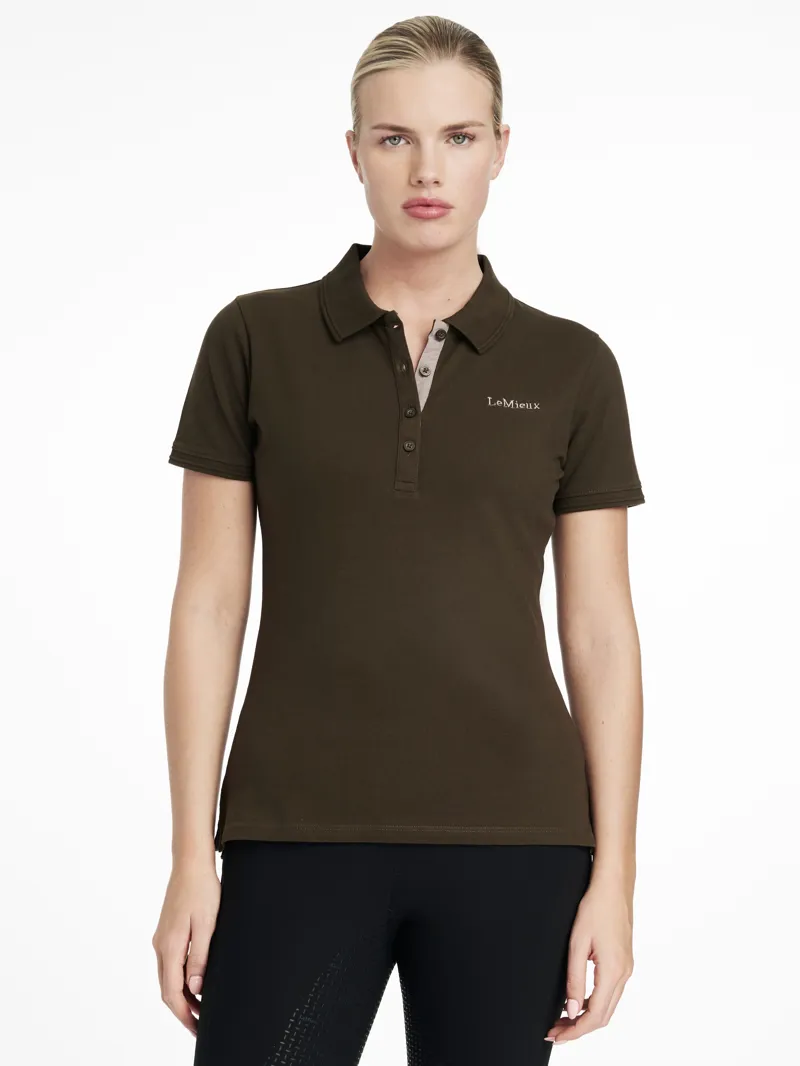 LeMieux Womens Classique Polo Shirt Alpine