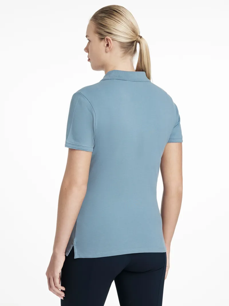 LeMieux Womens Classique Polo Shirt Ice Blue-1