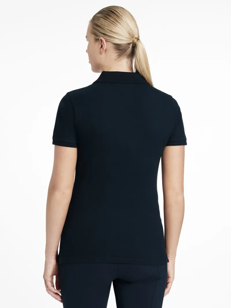LeMieux Womens Classique Polo Shirt Navy-1