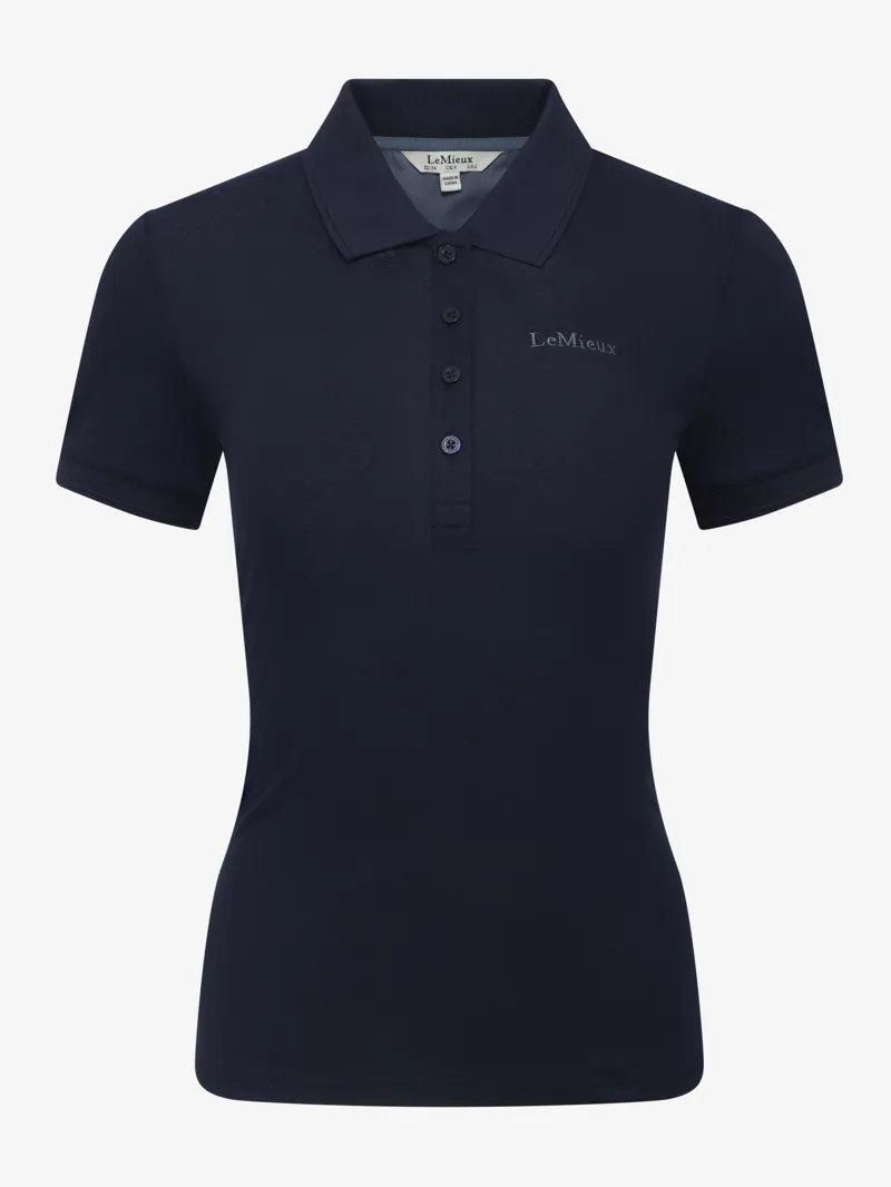 LeMieux Womens Classique Polo Shirt Navy-5