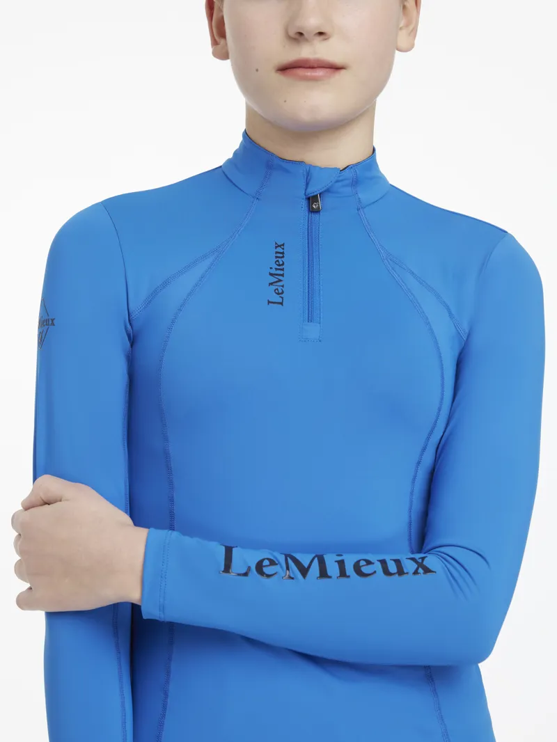 LeMieux Young Rider Classique Base Layer Benetton Blue-3