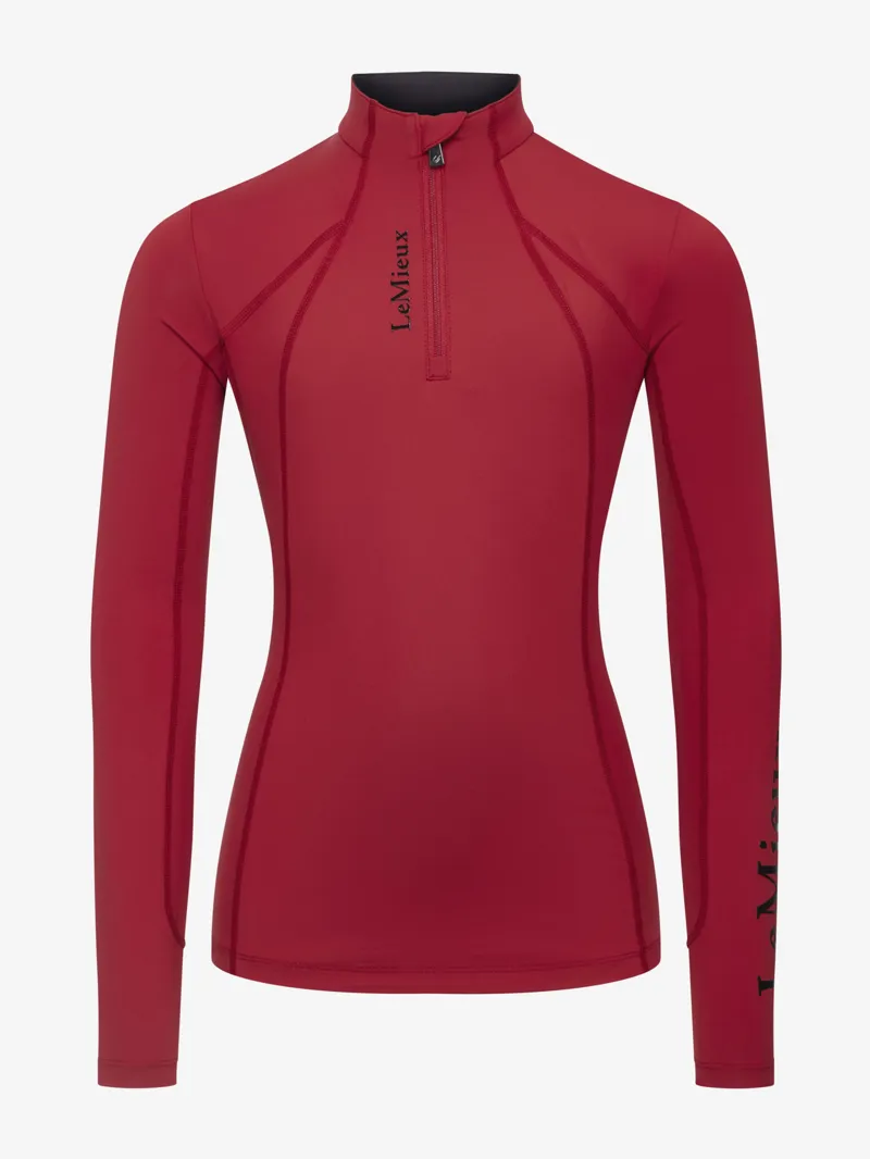 LeMieux Young Rider Classique Base Layer Chilli-4